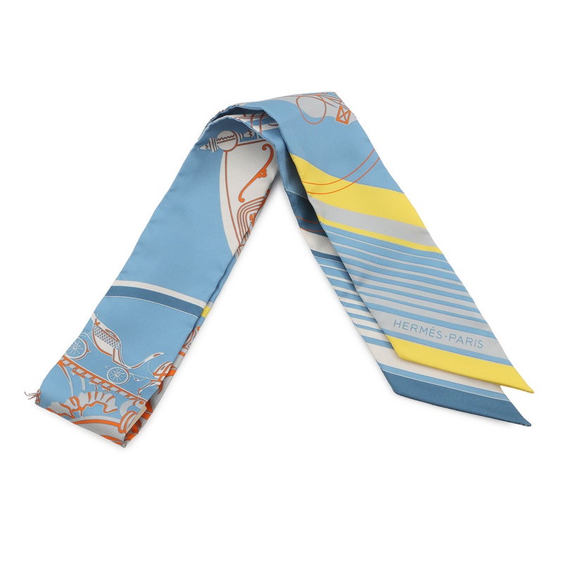 エルメス スカーフ ツイリー エクスリブリス EX-Libris HERMES シルクツイル 2021年秋冬