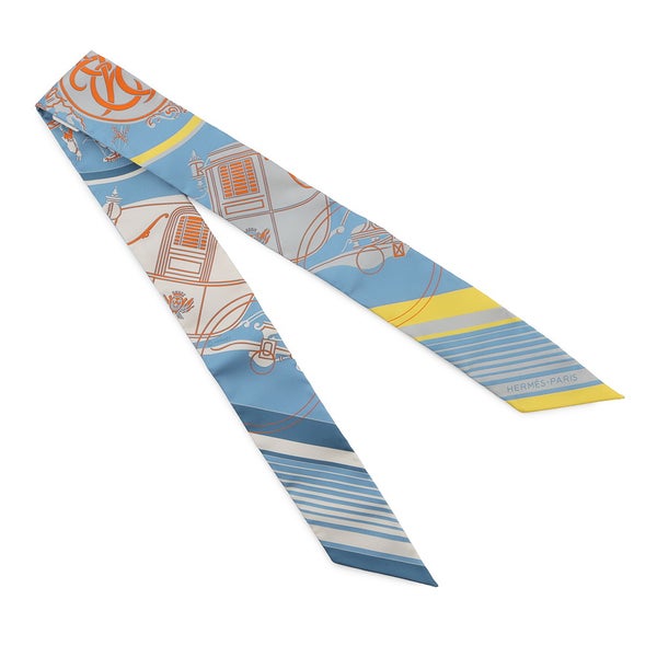 エルメス スカーフ ツイリー エクスリブリス EX-Libris HERMES シルクツイル 2021年秋冬