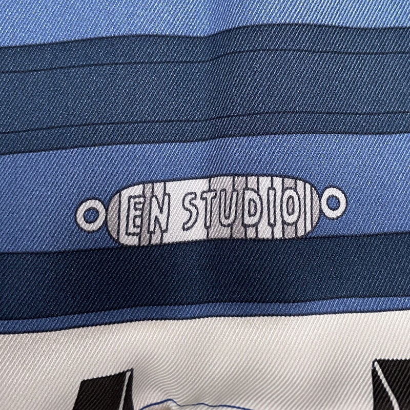 エルメス スカーフ カレ70 アン・ステュディオ EN STUDIO  HERMES シルク 2023年秋冬