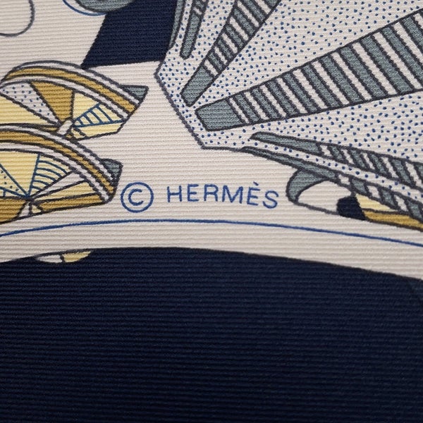 エルメス スカーフ カレ70 アン・ステュディオ EN STUDIO  HERMES シルク 2023年秋冬
