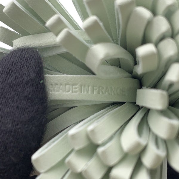 エルメス キーホルダー カルメン ウノドス ヴェールフィズ/ヴェールコミック/シルバー金具 ラムスキン HERMES チャーム