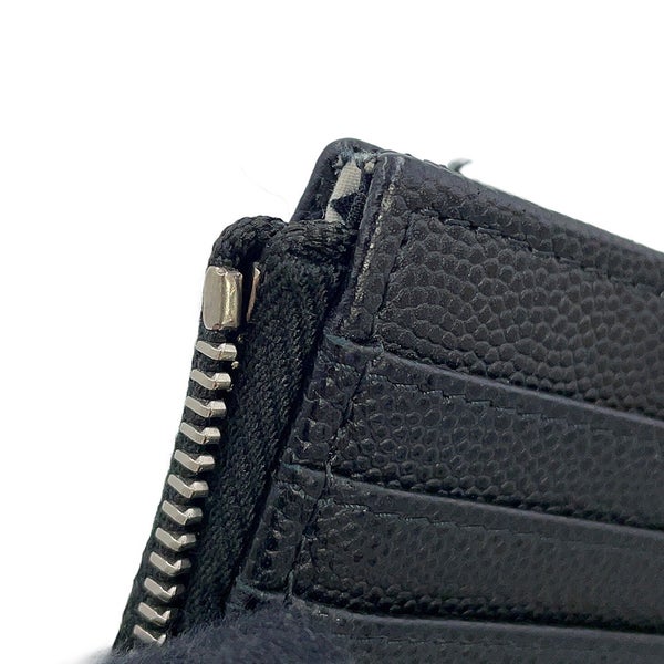 シャネル コインケース マトラッセ ココマーク キャビアスキン AP3836 フラグメント カードケース 黒