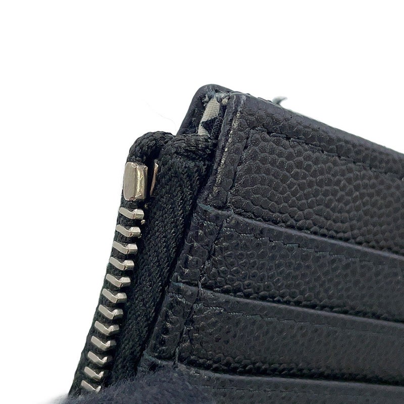 シャネル コインケース マトラッセ ココマーク キャビアスキン AP3836 フラグメント カードケース 黒