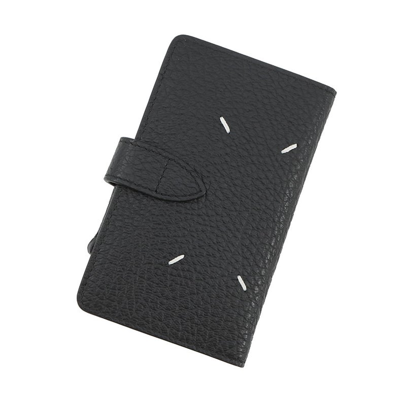 メゾンマルジェラ 二つ折り財布 4ステッチ ジップウォレット SA1VX0019P4455T8013 Maison Margiela 黒 フラグメントケース