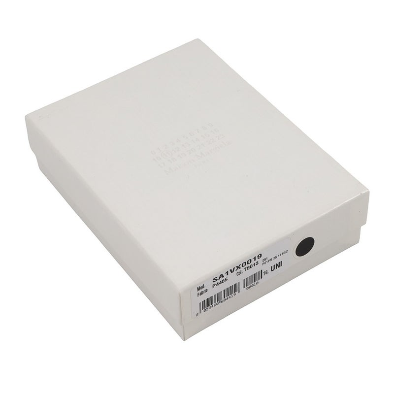 メゾンマルジェラ 二つ折り財布 4ステッチ ジップウォレット SA1VX0019P4455T8013 Maison Margiela 黒 フラグメントケース