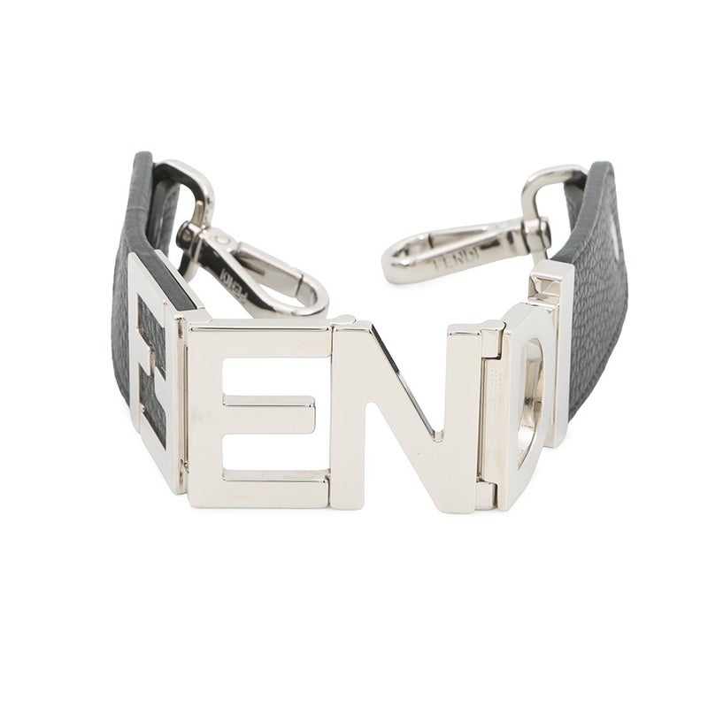 フェンディ ショルダーストラップ ストラップユー ハンドバッグ用 レザー 8AV483 FENDI 黒