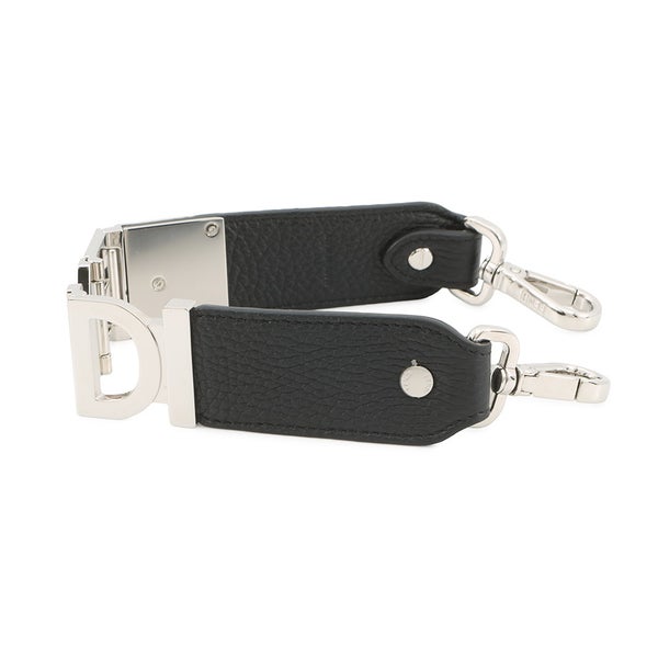 フェンディ ショルダーストラップ ストラップユー ハンドバッグ用 レザー 8AV483 FENDI 黒