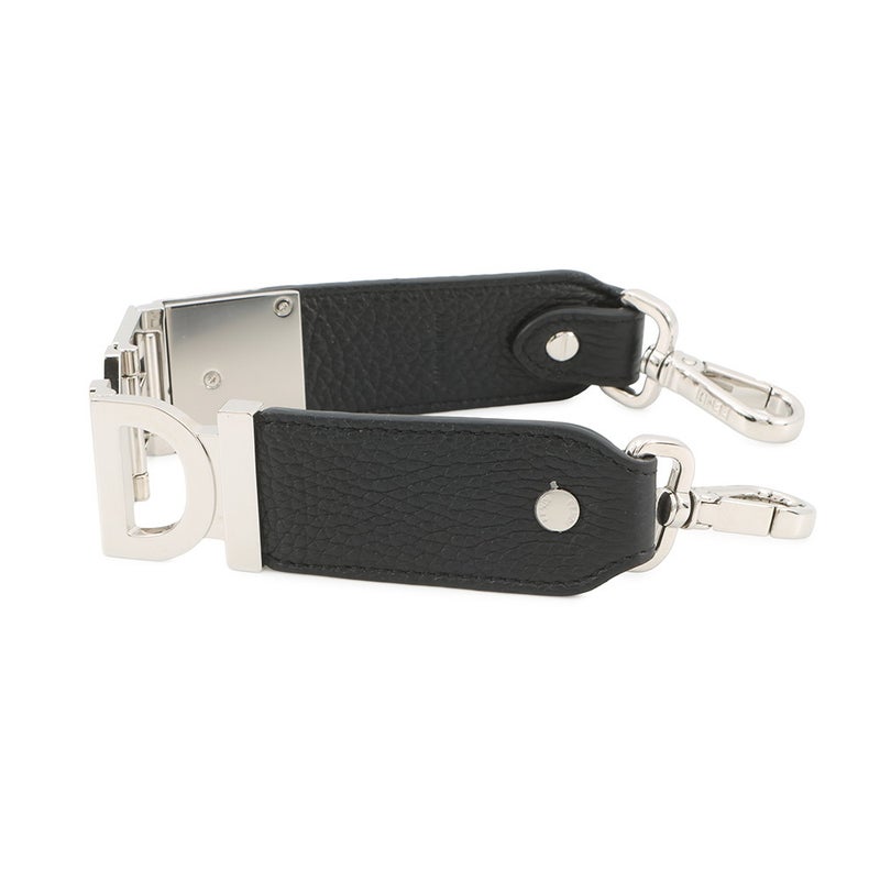 フェンディ ショルダーストラップ ストラップユー ハンドバッグ用 レザー 8AV483 FENDI 黒