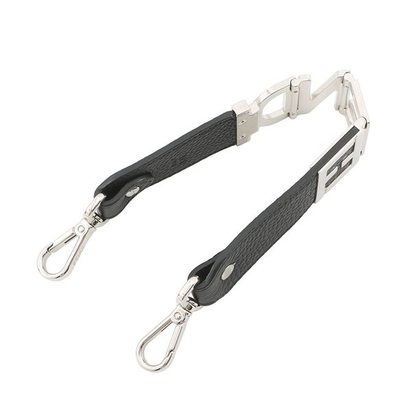 フェンディ ショルダーストラップ ストラップユー ハンドバッグ用 レザー 8AV483 FENDI 黒