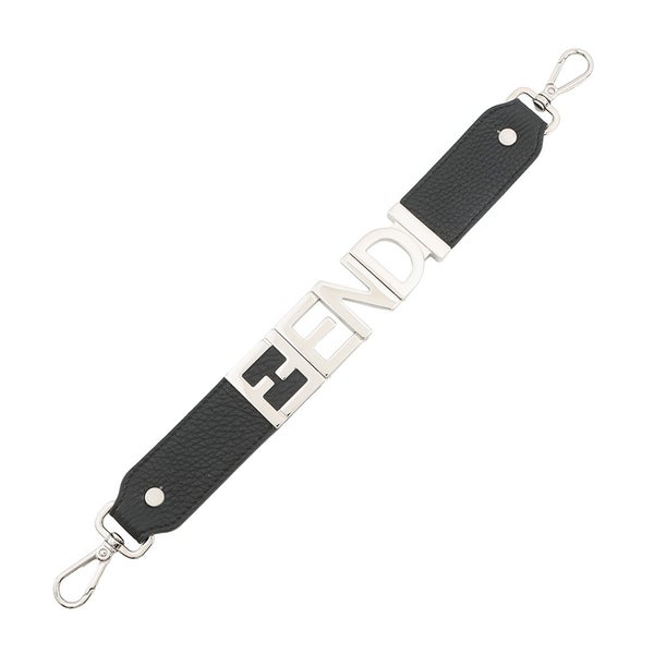 フェンディ ショルダーストラップ ストラップユー ハンドバッグ用 レザー 8AV483 FENDI 黒