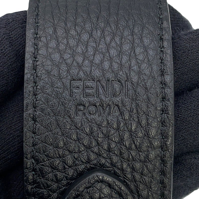 フェンディ ショルダーストラップ ストラップユー ハンドバッグ用 レザー 8AV483 FENDI 黒