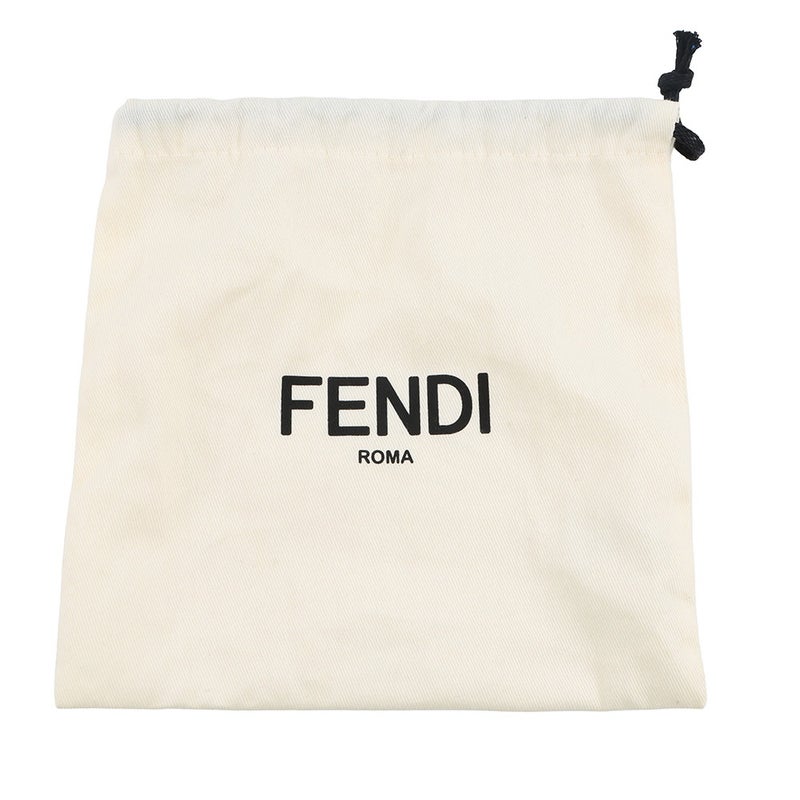 フェンディ ショルダーストラップ ストラップユー ハンドバッグ用 レザー 8AV483 FENDI 黒
