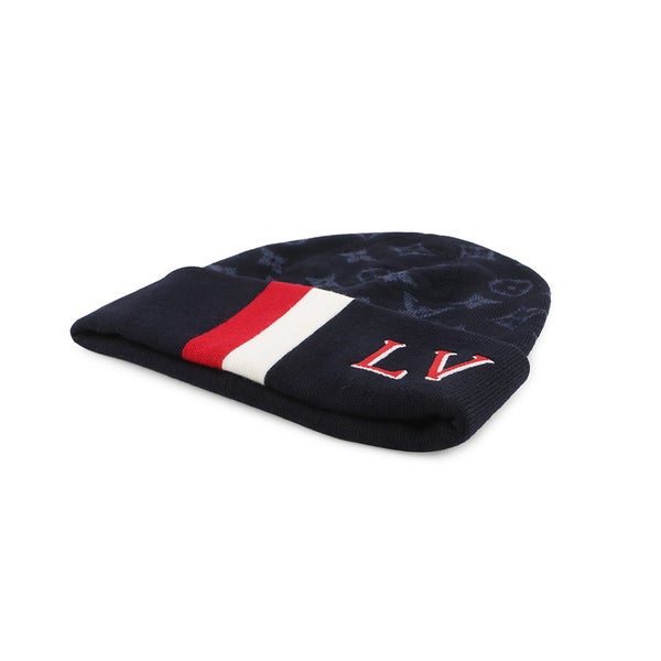 ルイヴィトン ニット帽 ボネ・LV バーシティ モノグラム ウール100% サイズS M77955 LOUIS VUITTON ヴィトン 帽子