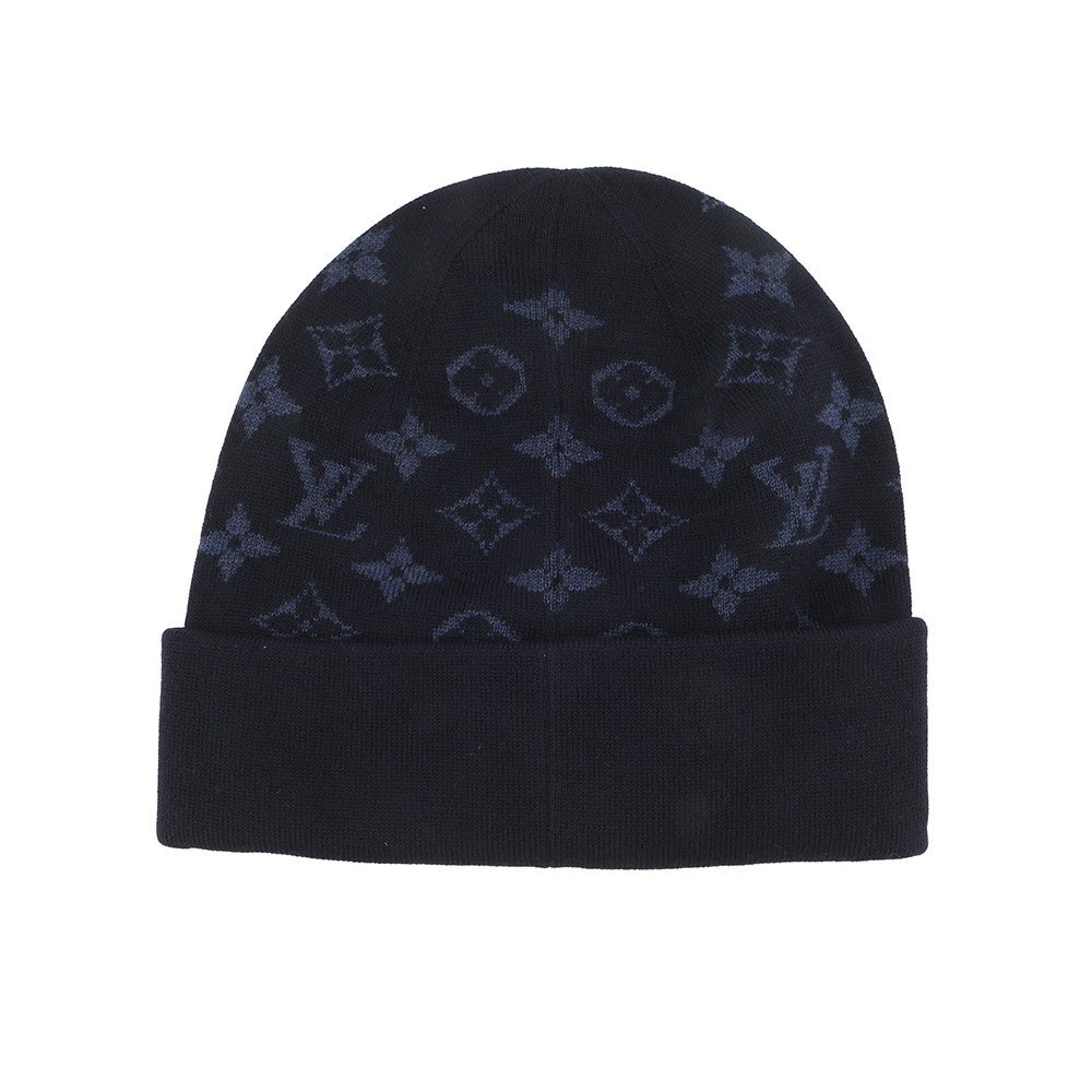 ルイヴィトン ニット帽 ボネ・LV バーシティ モノグラム ウール100