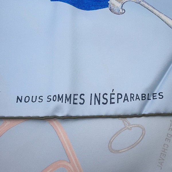 エルメス スカーフ カレ90 いつも一緒 Nous Sommes Inseparables HERMES 2024年秋冬