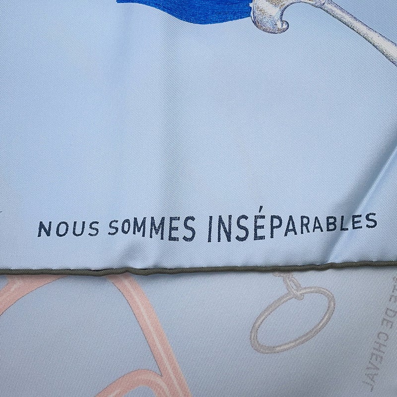 エルメス スカーフ カレ90 いつも一緒 Nous Sommes Inseparables HERMES 2024年秋冬