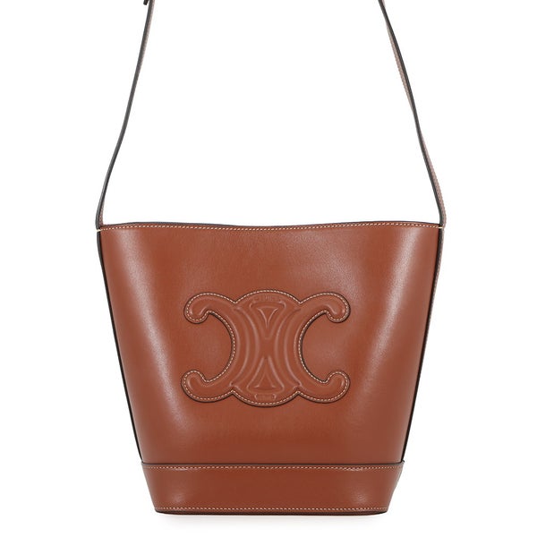 セリーヌ ショルダーバッグ スモール バケット キュイル トリオンフ カーフレザー 113783DU3 CELINE