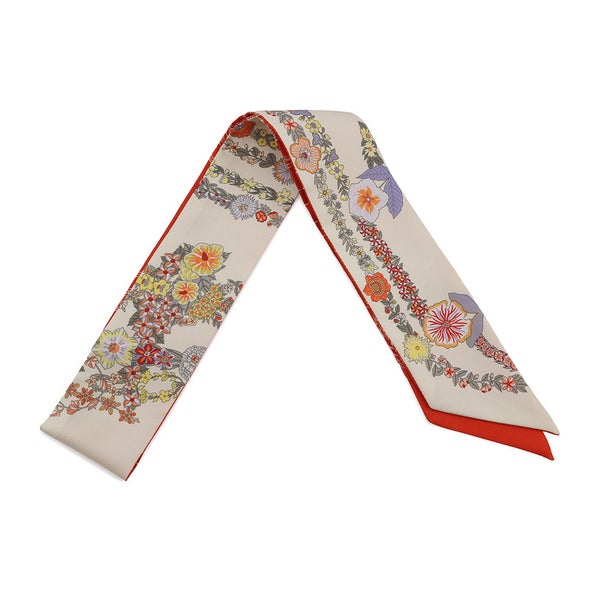 エルメス スカーフ ツイリー ブリッド・ドゥ・ガラ・アン・フルール&アイライナー Brides de Gala en fleurs HERMES シルク 2025年春夏