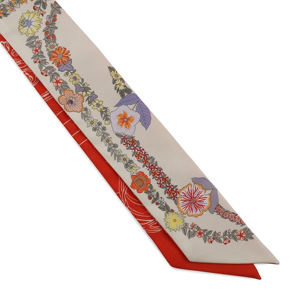 エルメス スカーフ ツイリー ブリッド・ドゥ・ガラ・アン・フルール&アイライナー Brides de Gala en fleurs HERMES シルク 2025年春夏