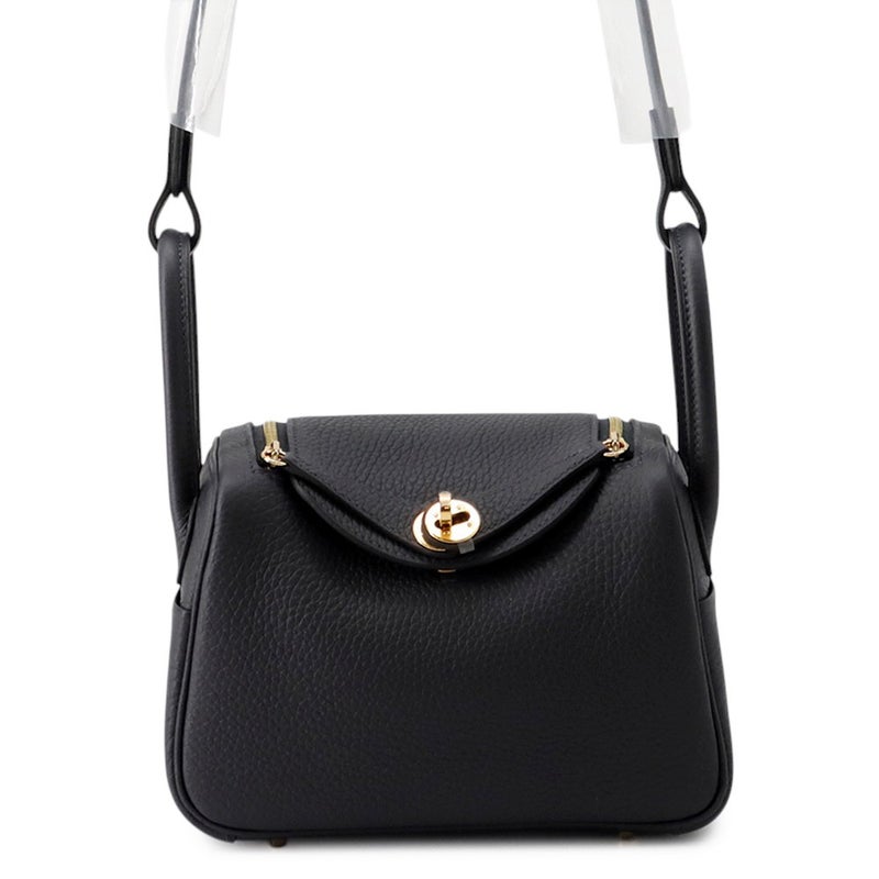 エルメス リンディ ミニ キャバン/ゴールド金具 トリヨンクレマンス K刻印 2wayショルダー