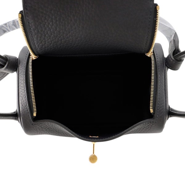 エルメス リンディ ミニ キャバン/ゴールド金具 トリヨンクレマンス K刻印 2wayショルダー