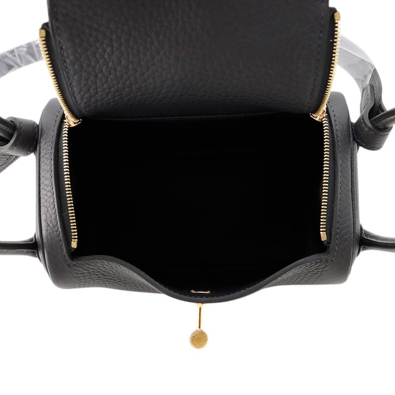 エルメス リンディ ミニ キャバン/ゴールド金具 トリヨンクレマンス K刻印 2wayショルダー