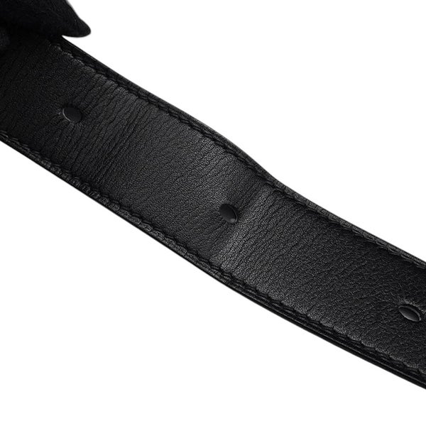 エルメス ケリーメッセンジャーPM ブラック/シルバー金具 エバーグレイン K刻印 HERMES メンズ 黒