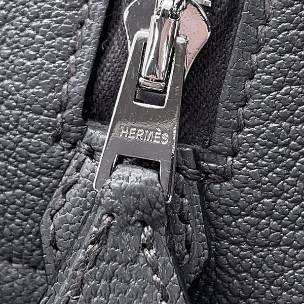 エルメス ハンドバッグ プリュム ミニ アルドワーズ/シルバー金具 シェブルミゾル K刻印 シェーブル