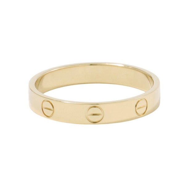 カルティエ リング ミニ ラブリング K18YGイエローゴールド スモールモデル SM リングサイズ59 B4085000 Cartier