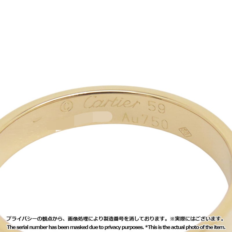 カルティエ リング ミニ ラブリング K18YGイエローゴールド スモールモデル SM リングサイズ59 B4085000 Cartier