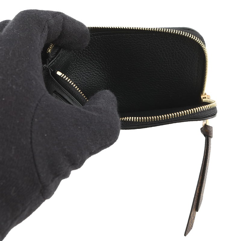 ルイヴィトン カードケース モノグラム カーフレザー ポルト カルト・ロウキー M14550 LOUIS VUITTON 黒 ブラック 財布