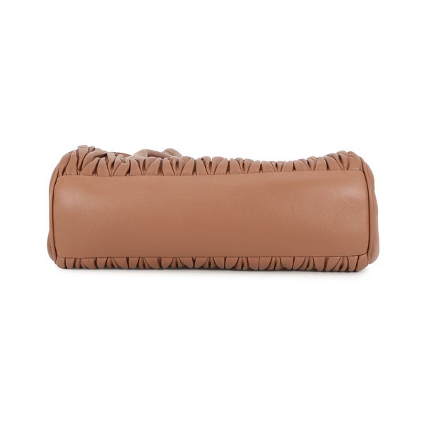 ミュウミュウ ショルダーバッグ マテラッセ レザー 5BD265 Miu Miu ブラウン