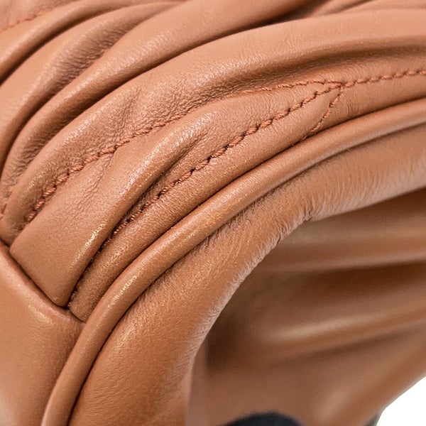 ミュウミュウ ショルダーバッグ マテラッセ レザー 5BD265 Miu Miu ブラウン