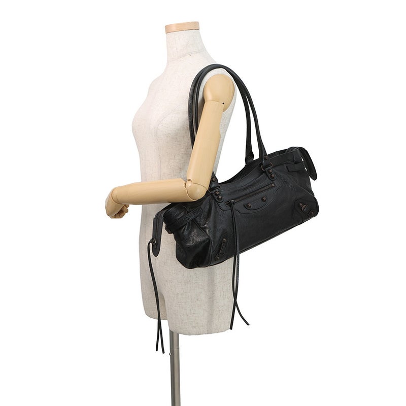 バレンシアガ ハンドバッグ ルシティ バッグ イーストウェスト 845704 BALENCIAGA 黒