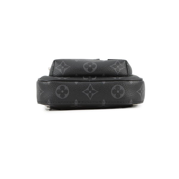 ルイヴィトン ボディバッグ モノグラム・エクリプス アヴェニュー・スリングバッグPM M47137 ブラック 黒