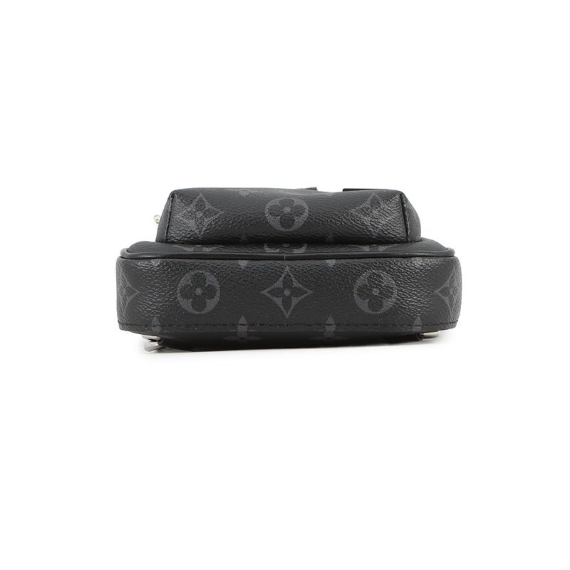 ルイヴィトン ボディバッグ モノグラム・エクリプス アヴェニュー・スリングバッグPM M47137 ブラック 黒