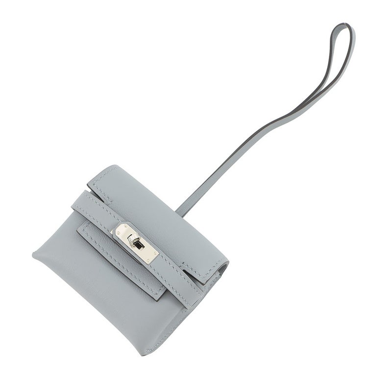 エルメス バッグチャーム ケリー フェスティバル グリパンタン/シルバー金具 スイフト K刻印