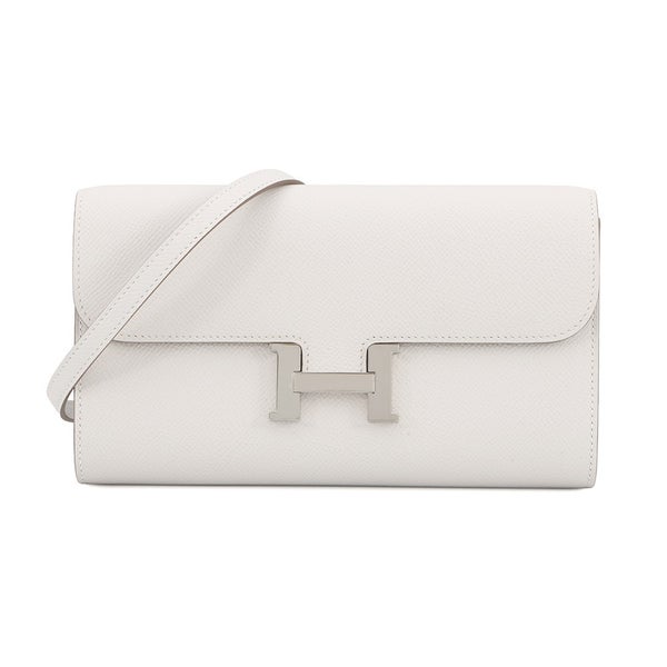 エルメス 長財布 コンスタンス トゥーゴー ロング グリスペール/シルバー金具 エプソン B刻印 財布