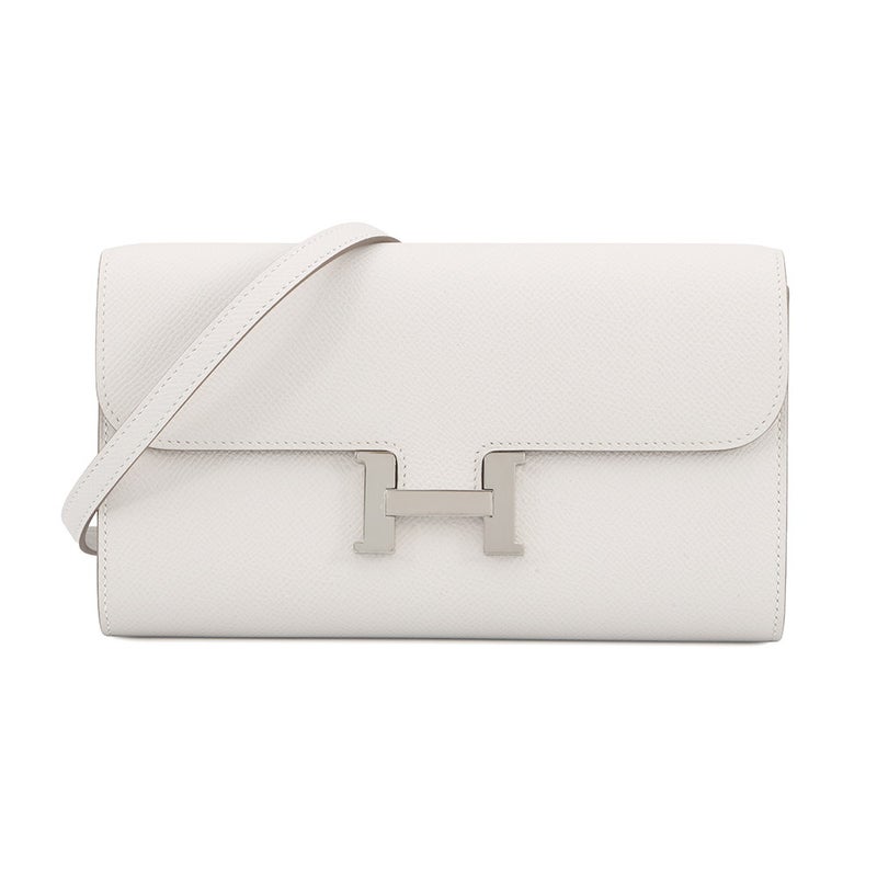 エルメス 長財布 コンスタンス トゥーゴー ロング グリスペール/シルバー金具 エプソン B刻印 財布