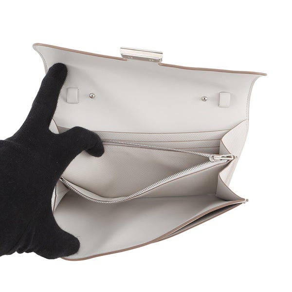 エルメス 長財布 コンスタンス トゥーゴー ロング グリスペール/シルバー金具 エプソン B刻印 財布