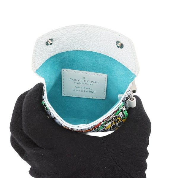 ルイヴィトン クラッチバッグ モノグラム･コミック トリオ・アンヴェロップ M82014 2023春夏メンズ･コレクション 白