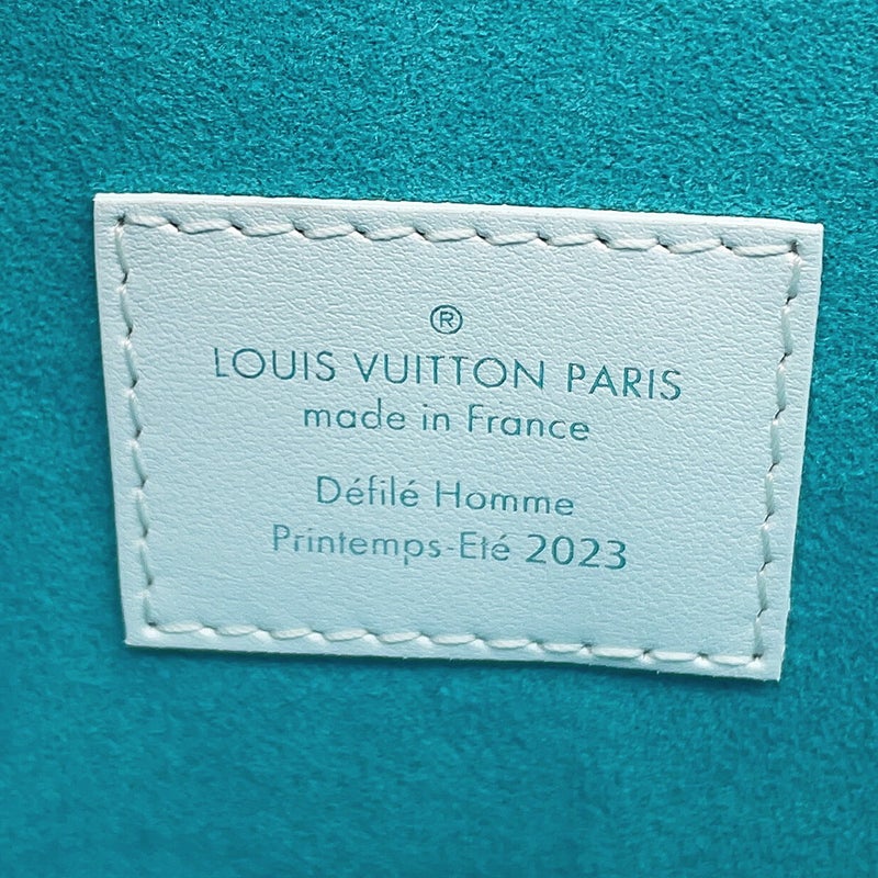 ルイヴィトン クラッチバッグ モノグラム･コミック トリオ・アンヴェロップ M82014 2023春夏メンズ･コレクション 白