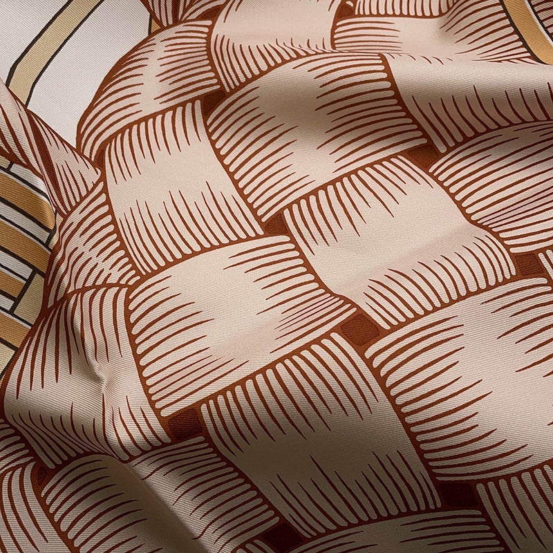 エルメス スカーフ カレ90 マサン マサン MASAN&MASAN HERMES シルクスカーフ 2021年秋冬