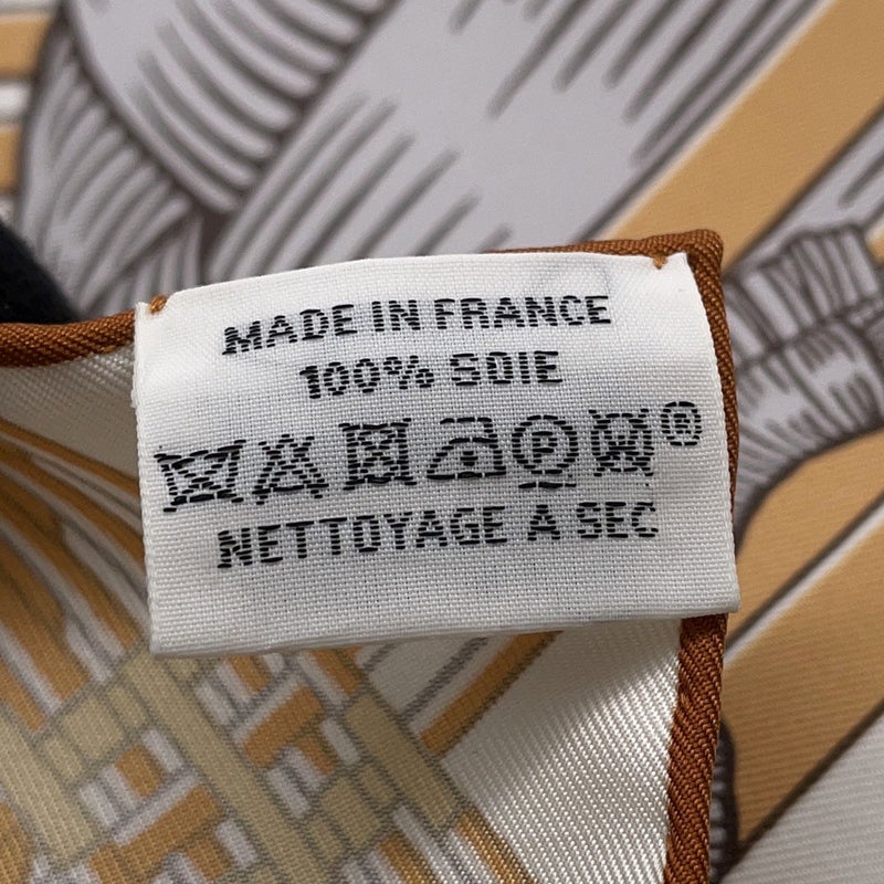 エルメス スカーフ カレ90 マサン マサン MASAN&MASAN HERMES シルクスカーフ 2021年秋冬