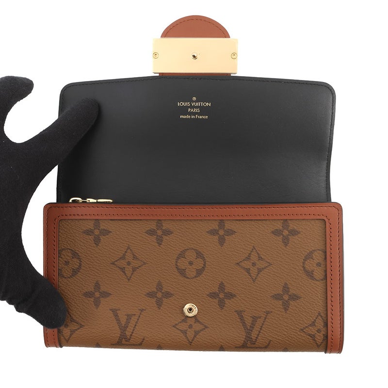 ルイヴィトン 長財布 モノグラム・リバース ポルトフォイユ・サラ ドーフィーヌ M46645 LOUIS VUITTON ヴィトン 財布