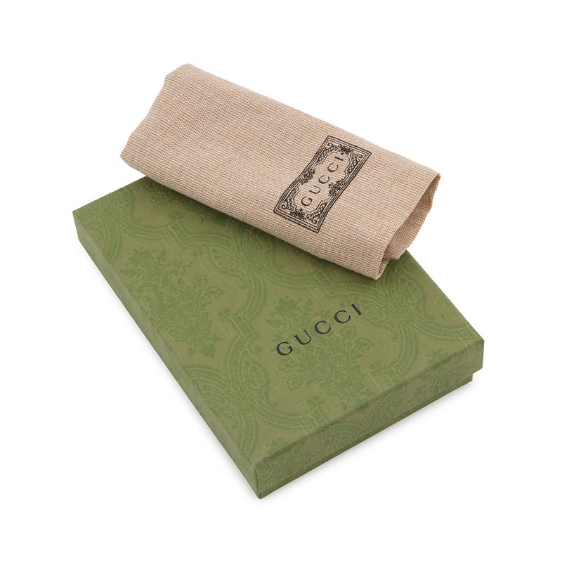 グッチ キーケース マイクログッチシマ レザー 544248 GUCCI コインケース 黒 アウトレット品