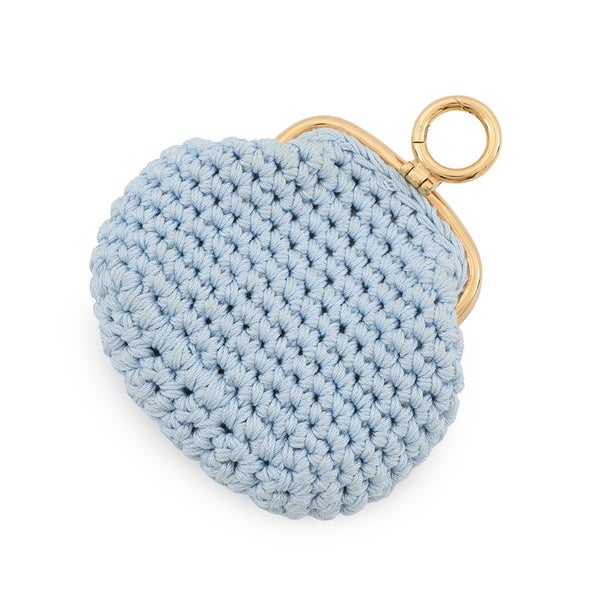 フェンディ コインケース がま口 ニット コットン 8M0454 FENDI コインケース