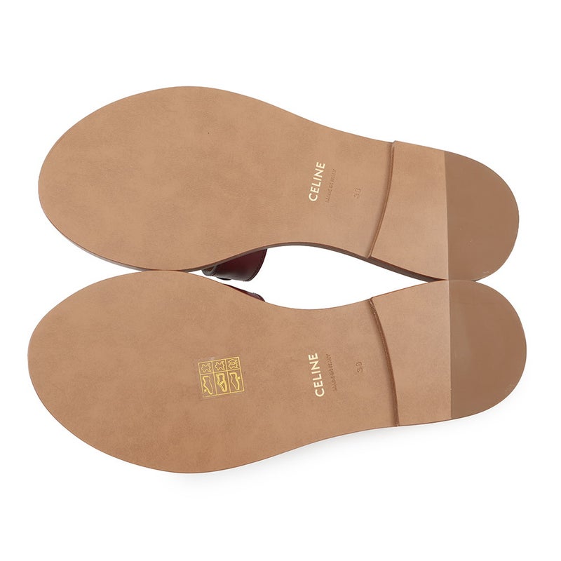 セリーヌ サンダルトリオンフ レザー レディースサイズ38 CELINE 靴 サンダル