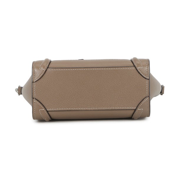 セリーヌ ハンドバッグ ラゲージ ナノショッパー レザー 189243DRU.09SO CELINE バッグ 2wayショルダーバッグ