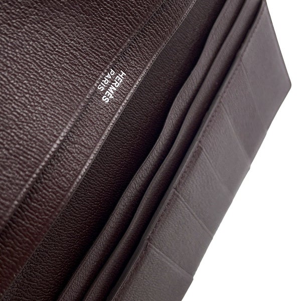 エルメス 長財布 MC2 フレミング ハバナ  アリゲーターマット K刻印 HERMES 財布 メンズ